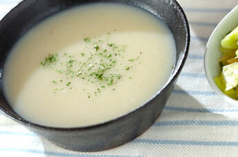 新玉ネギのポタージュ
