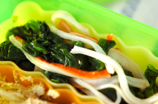 カニカマの酢の物