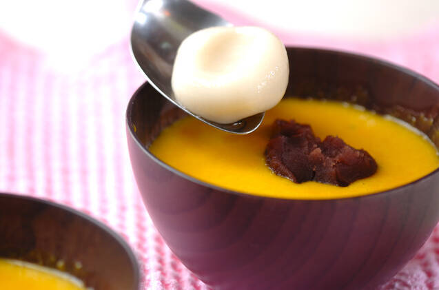 パンプキン汁粉の作り方の手順4