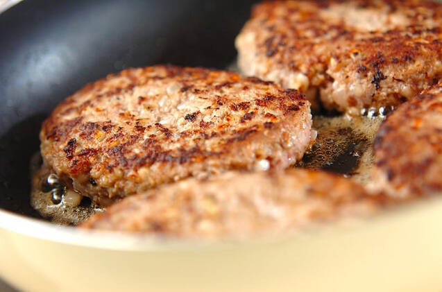 麦入りハンバーグの作り方の手順6