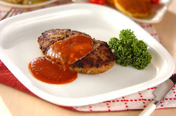 麦入りハンバーグ