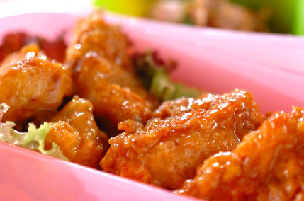 オレンジ風味のから揚げ