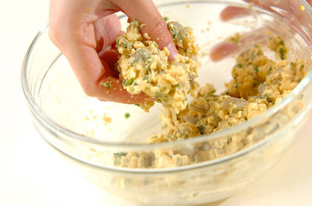 エビ団子のイガイガ揚げの作り方の手順6