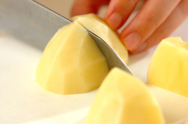 シャキシャキポテトサラダの作り方の手順1