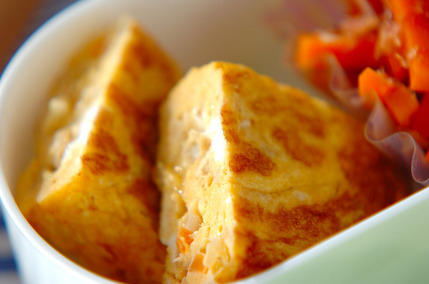 切干し大根の煮物入り卵焼き