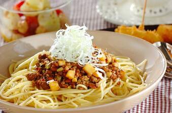 絶品!甘辛納豆ひき肉のパスタ