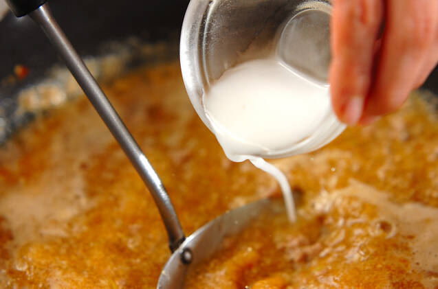 マーボーつけ麺の作り方の手順3