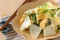 フルーツとカブのサラダ