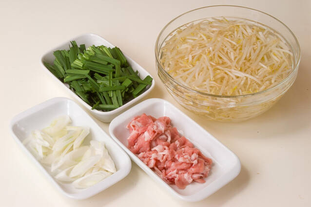 オイスターソース焼そばの作り方の手順1