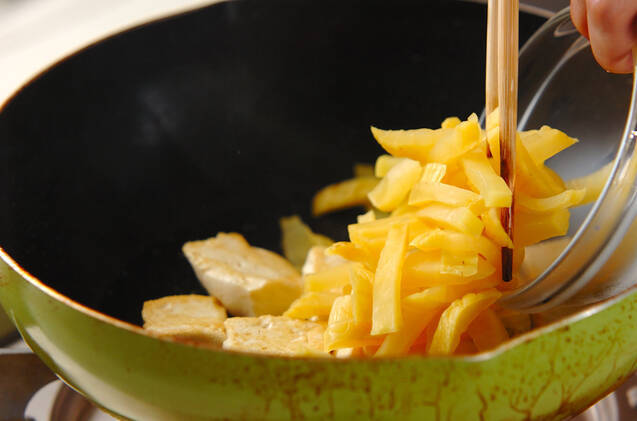 たくあんが余ったらアレンジを！簡単時短レシピ パリポリ食感が楽しいの作り方の手順3