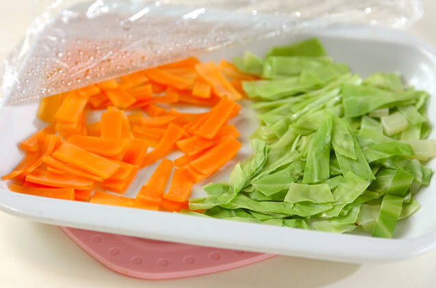 春キャベツの和え物の作り方の手順1