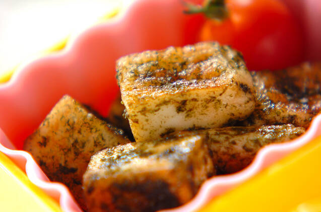 ハンペンの青のり焼き