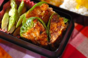 サーモンピーマンカップ