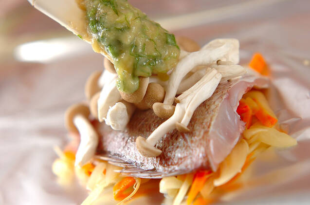 白身魚のネギみそホイル焼きの作り方の手順5