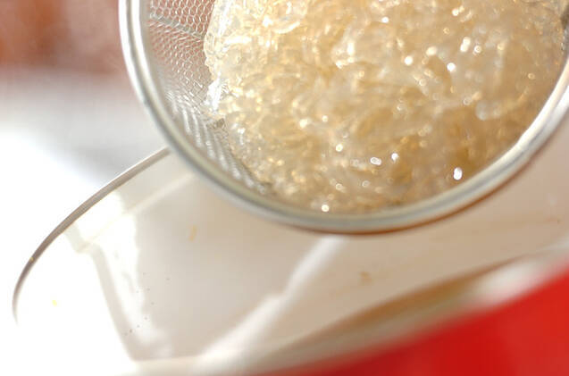 ところてんのヘルシーお吸い物の作り方の手順4