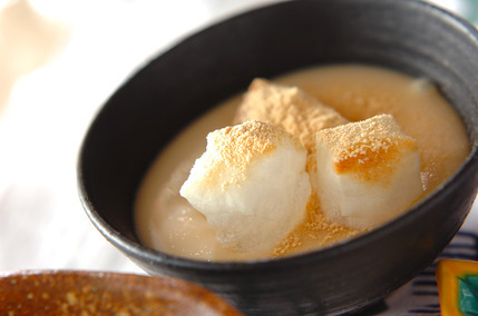 簡単冷豆乳しるこ