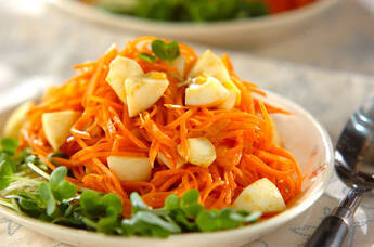ニンジンと卵のサラダ
