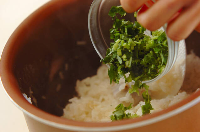 ほくほく里芋とホタテのもちもち炊き込みご飯の作り方の手順5