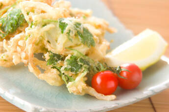 ミツバのかき揚げ