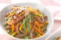 ツナと水菜のサッと煮