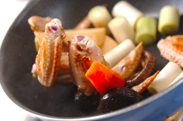 手羽先と大豆の煮込みの作り方の手順6