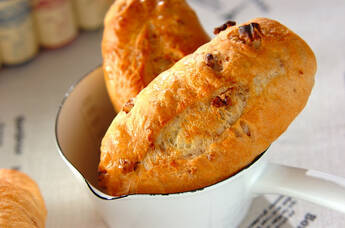 簡単、クルミフランスパン