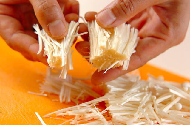 ミツバ入り豆腐のみそ汁の作り方の手順2