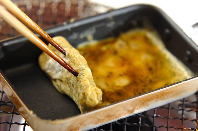 青のりの香り卵焼きの作り方の手順2
