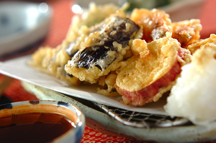 エビと野菜の天ぷら