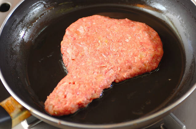 ぞうさんハンバーグの作り方の手順5