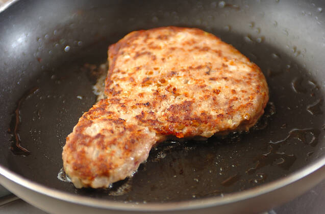 ぞうさんハンバーグの作り方の手順6