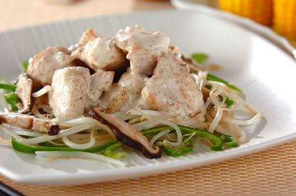 梅マヨダレ和えチキンソテー