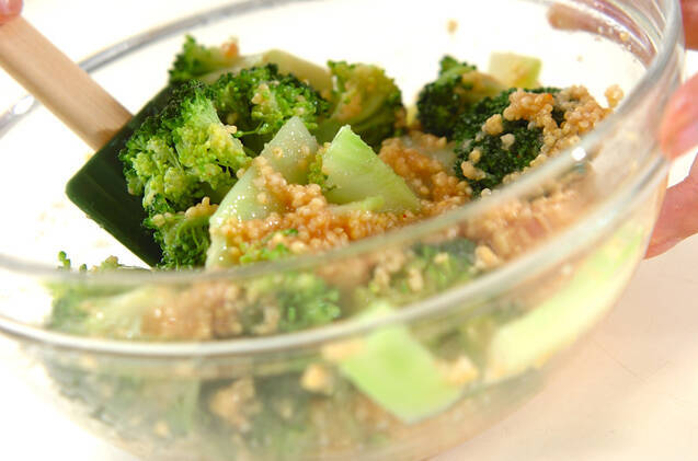 ブロッコリーの明太きび和えの作り方の手順6