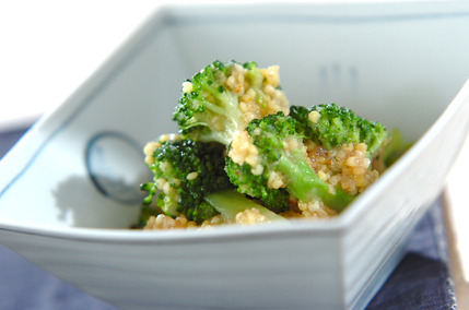 ブロッコリーの明太きび和え