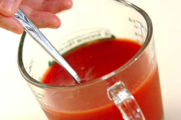 スタミナトマト素麺の作り方の手順1