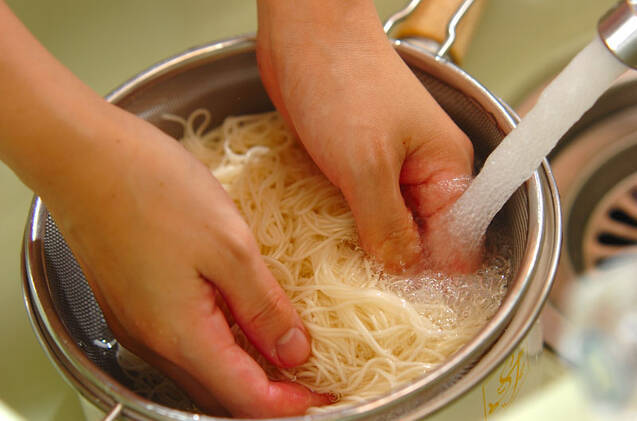 スタミナトマト素麺の作り方の手順3