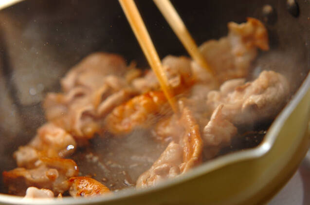 スタミナトマト素麺の作り方の手順2