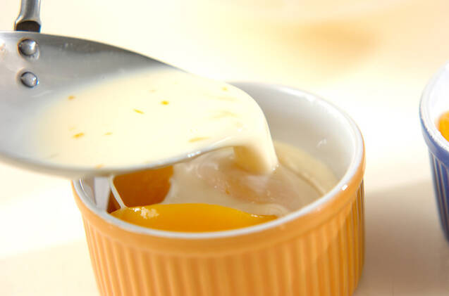 黄桃のフランの作り方の手順4