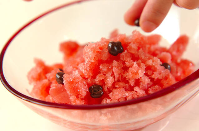 スイカのグラニテの作り方の手順4