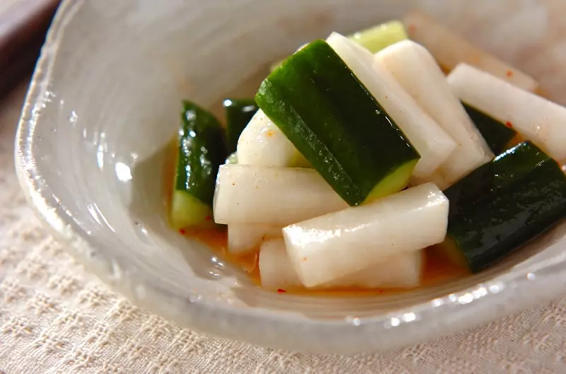 大根の簡単キムチ漬け 副菜 レシピ 作り方 E レシピ 料理のプロが作る簡単レシピ