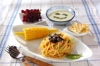 レンジタラコパスタランチ