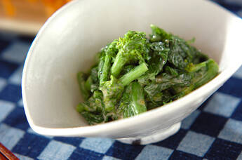 菜の花のピーナッツ和え