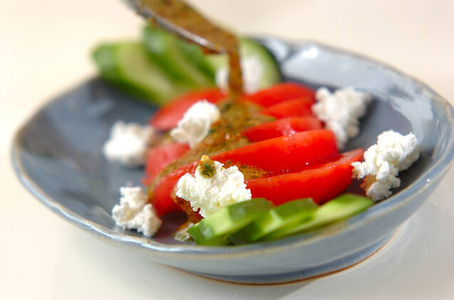 トマトサラダの作り方の手順4