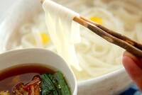 具だくさんのつけきしめん