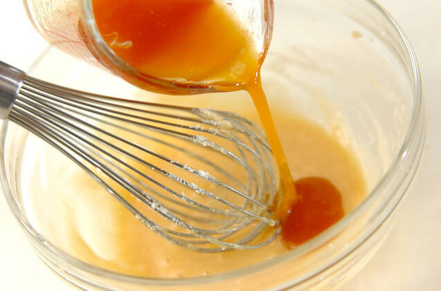 メープルドーナツの作り方の手順1