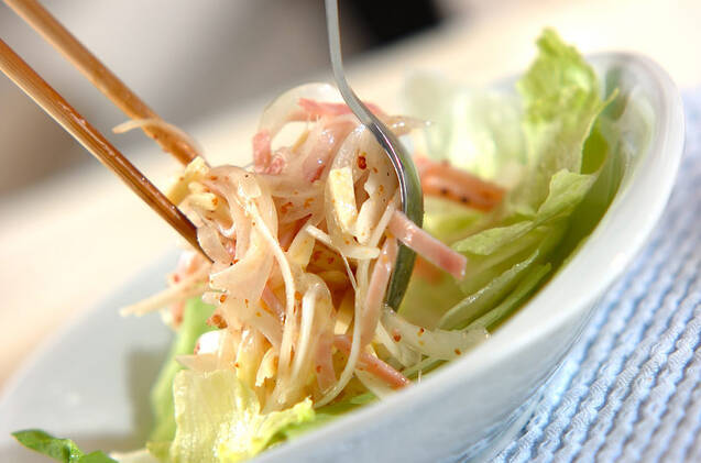 ハム＆チーズサラダの作り方の手順6