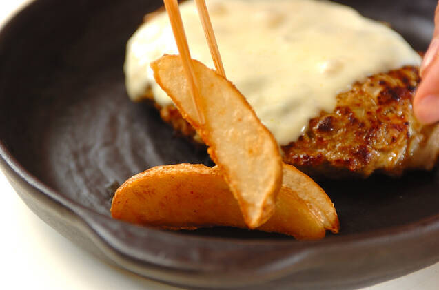 チーズカレーバーグの作り方の手順6