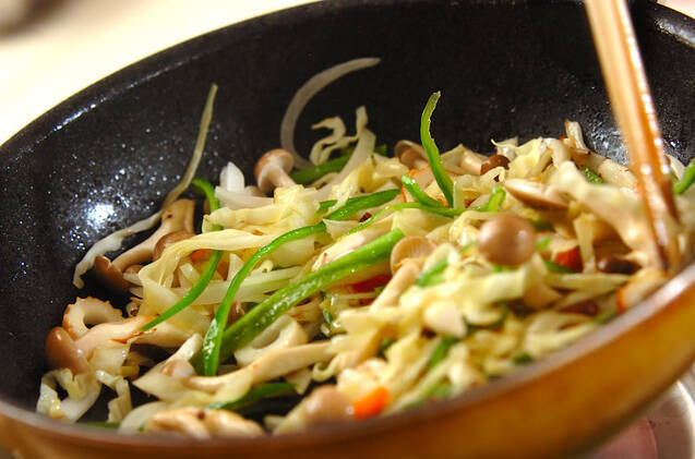 焼きそばオムレツの作り方の手順8