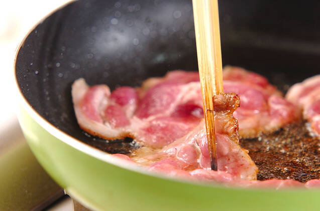 豚のショウガ焼き丼の作り方の手順4