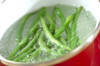 サヤインゲンの炒め物の作り方の手順1